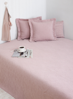 Покрывало 150х220 Luxberry Каменный цветок ягодный сорбет Португалия