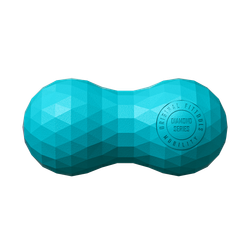 Набор из двух массажных мячей с кистевым эспандером бирюзовый