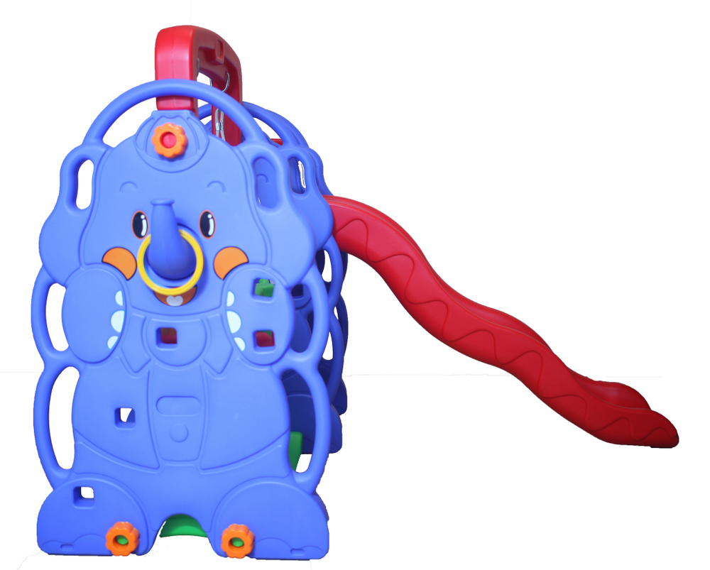 Детский комплекс Капризун Слоник с волнистой горкой