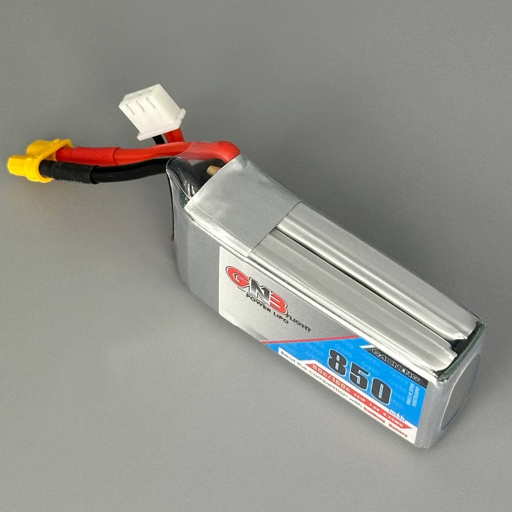 Аккумулятор Li-po GNB 850mah 2S 80C