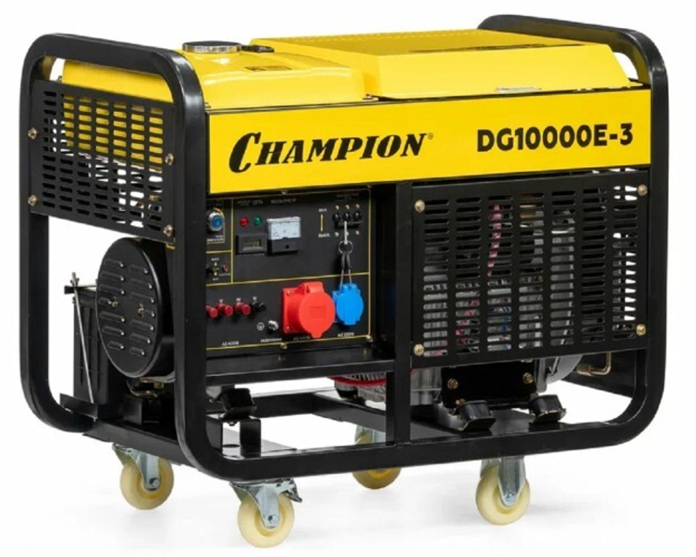 Дизельный генератор CHAMPION DG10000E-3