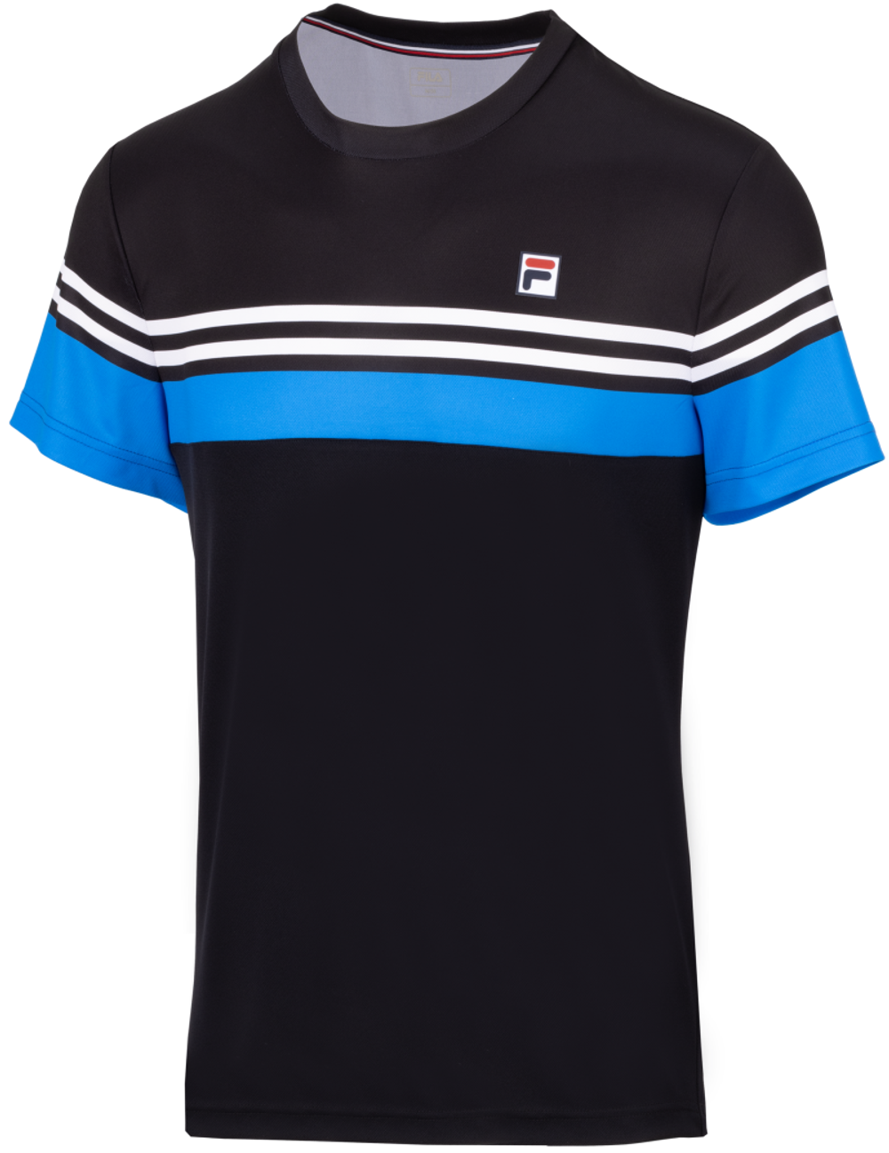 Мужская теннисная футболка Fila Malte T-Shirt - black