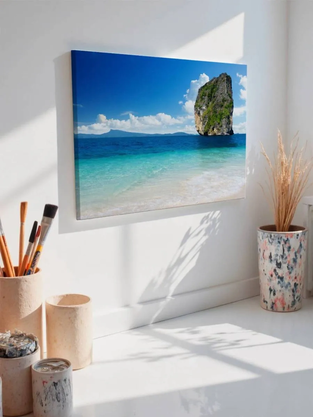 Картина на стену 40 X 50 Скала в море