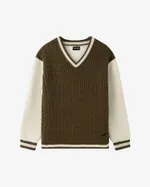 Свитер Ymkashix Lamb коричневый/бежевый