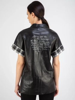 Кожаная куртка натуральная жилет