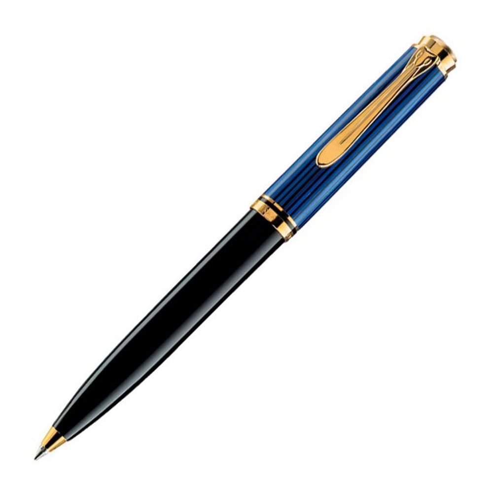 Шариковая ручка Pelikan Souveraen K 600 черно-синяя (996926)