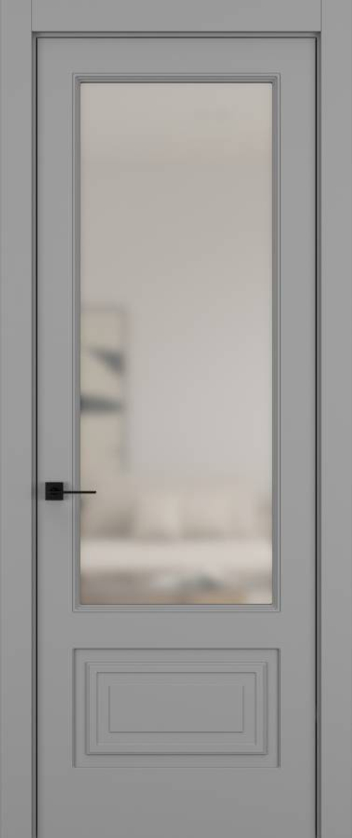 Дверь 021V ELEGANT Матовый Светло-серый