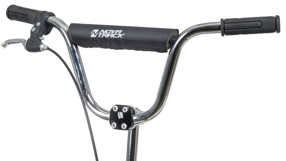 Самокат внедорожный NOVATRACK STAMP N1 12" BASIC лимонный