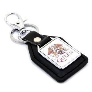 Брелок Queen лого на белом (258)