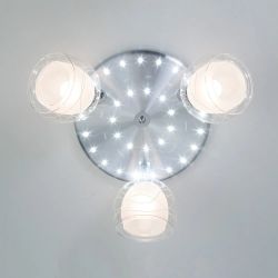 Citilux Самба CL158132 Люстра с поворотными плафонами Алюминий Хром