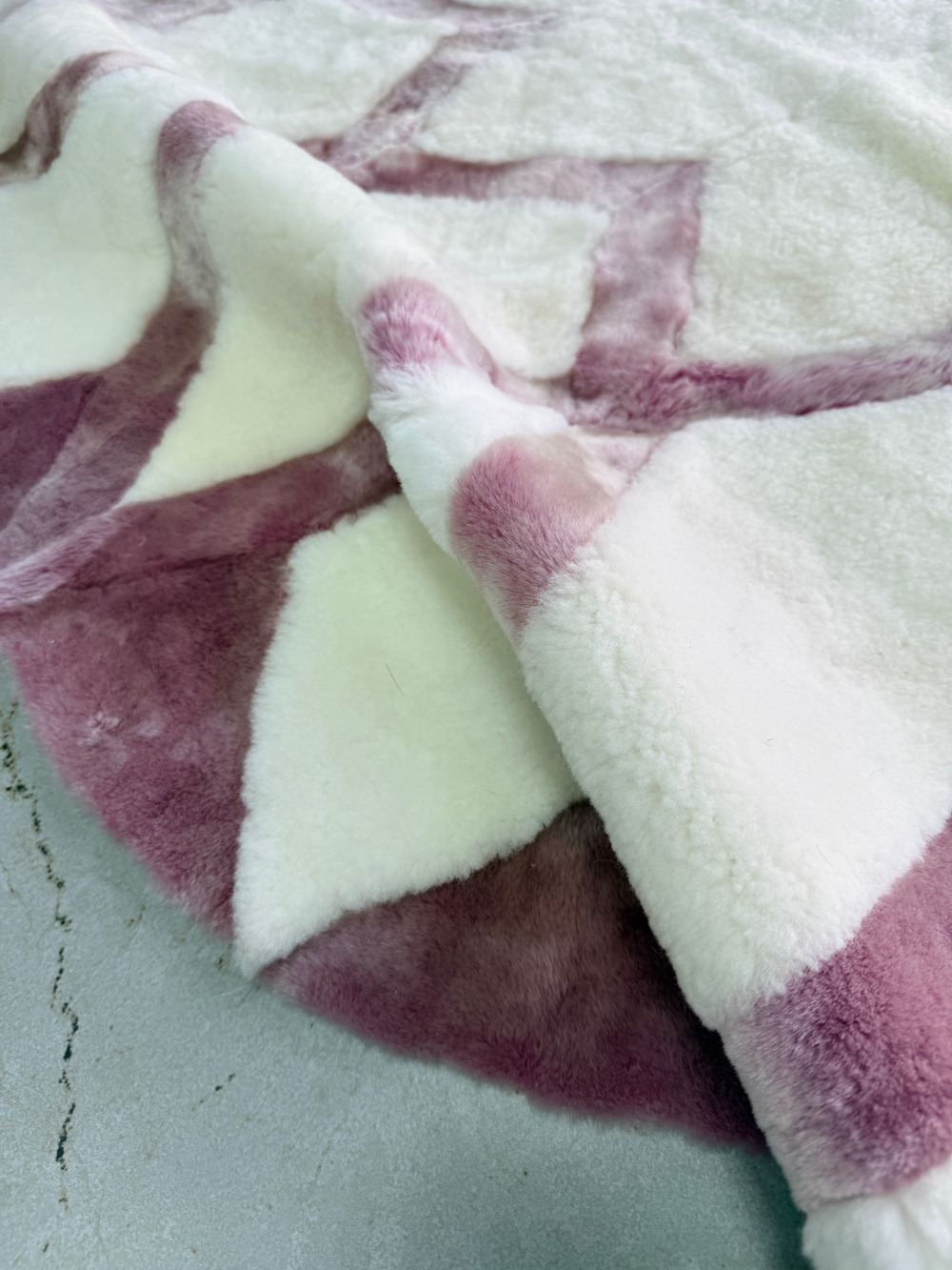 Ковер шкура натуральная овчина меховой