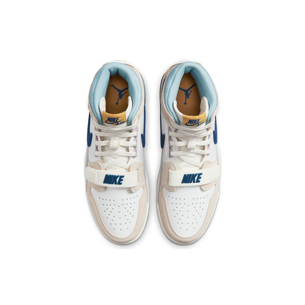 Кроссовки Air Jordan Legacy 312 Corduroy Swoosh - White Mystic Navy