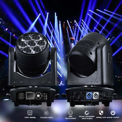 Вращающаяся голова Led Wash Bee eye 7*40W, Big Dipper