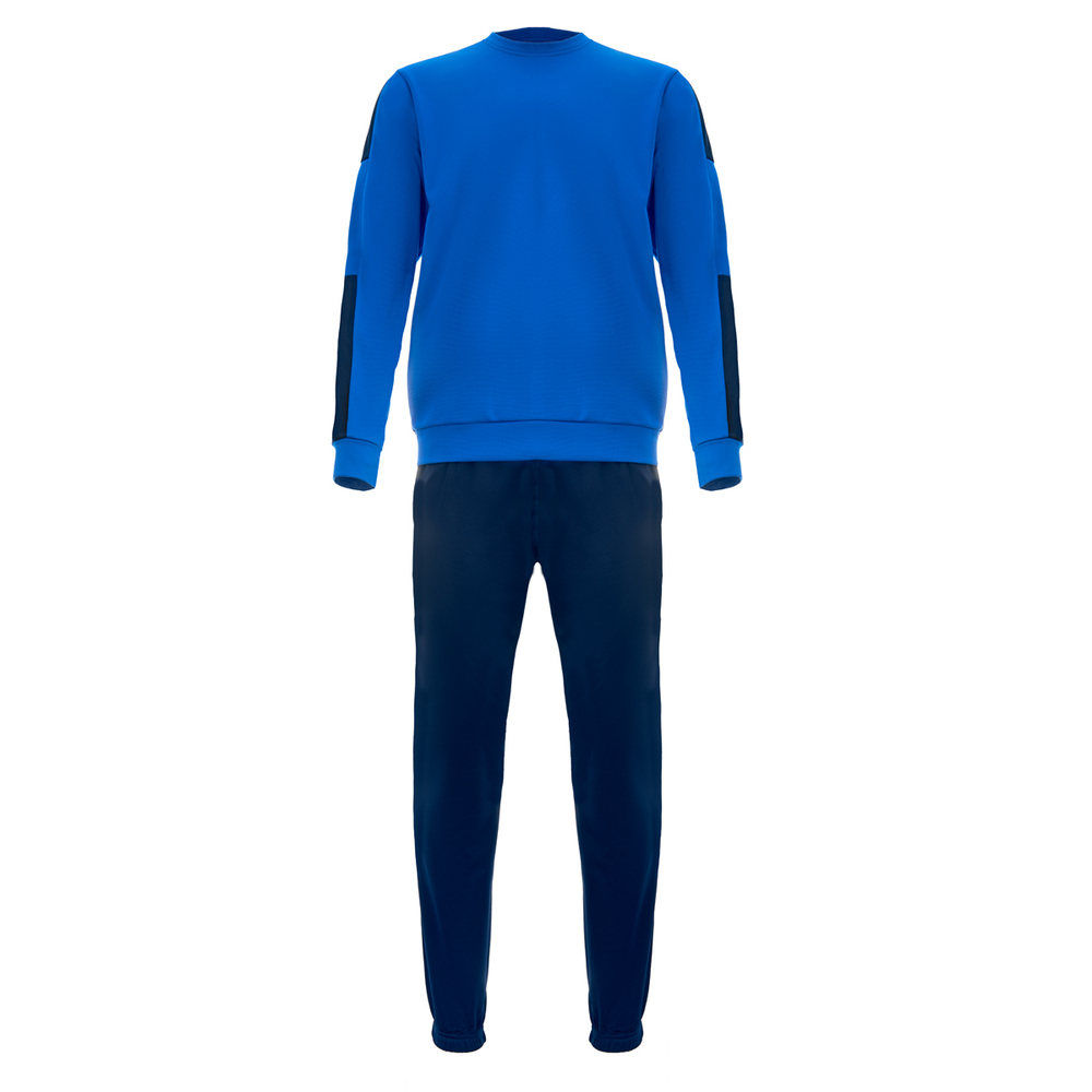 Костюм тренировочный TORRES Professional Training, K-2101-063-XXL, р.XXL, полиэст,васильково-т.синий