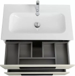 Тумба с раковиной Cezares ECO-CER-N 80 ECO-CER-N-800-2C-SO-AS-P альпака брашированная