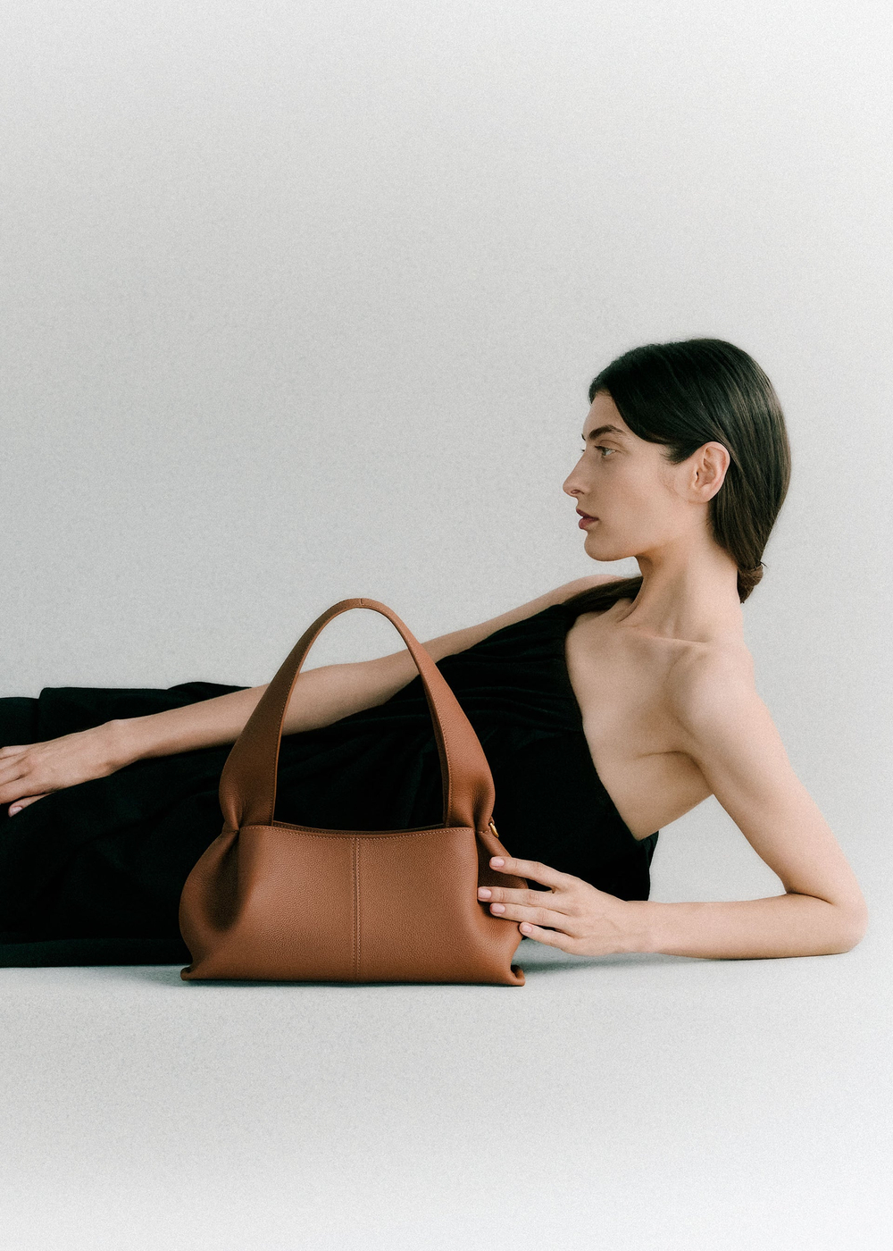 POLENE Сумка Numéro Neuf East West, цвет верблюжьей шерсти