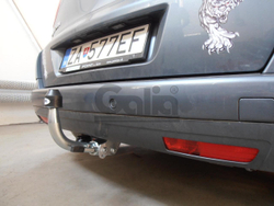 Оцинкованный фаркоп на Citroen C4 Picasso 2006-2013, Citroen C4 Grand Picasso 2006-2013, Peugeot 5008 2009-2017 (без электрики), Galia C051C