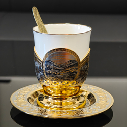 Кофейный набор "Природа" на 1 персону (Златоуст)