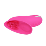 Розовый клиторальный вакуумный вибромассажер Isaac