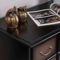 Тумба для обуви Пандора 4 Орех Оберджин Шоколад