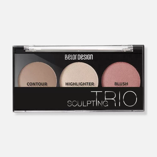 "Belor Design" Набор для скульптурирования лица SCULPTING TRIO тон 1 (набор)