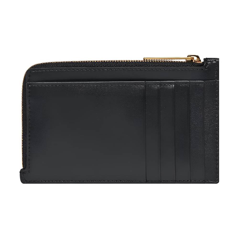 Balenciaga Calfskin Coin Purse, Card Holder Regular Women"s Black