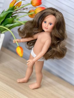 Кукла Nines виниловая 34см Leslie без одежды (1440W2)