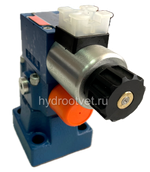 DBW10A2-5X/200YCW220-50N9K4 - Предохранительный клапан Ду10 с давлением настройки до 200 бар, управление - Y - внешний дренаж с разгрузкой A = закрыт с электроуправлением W220