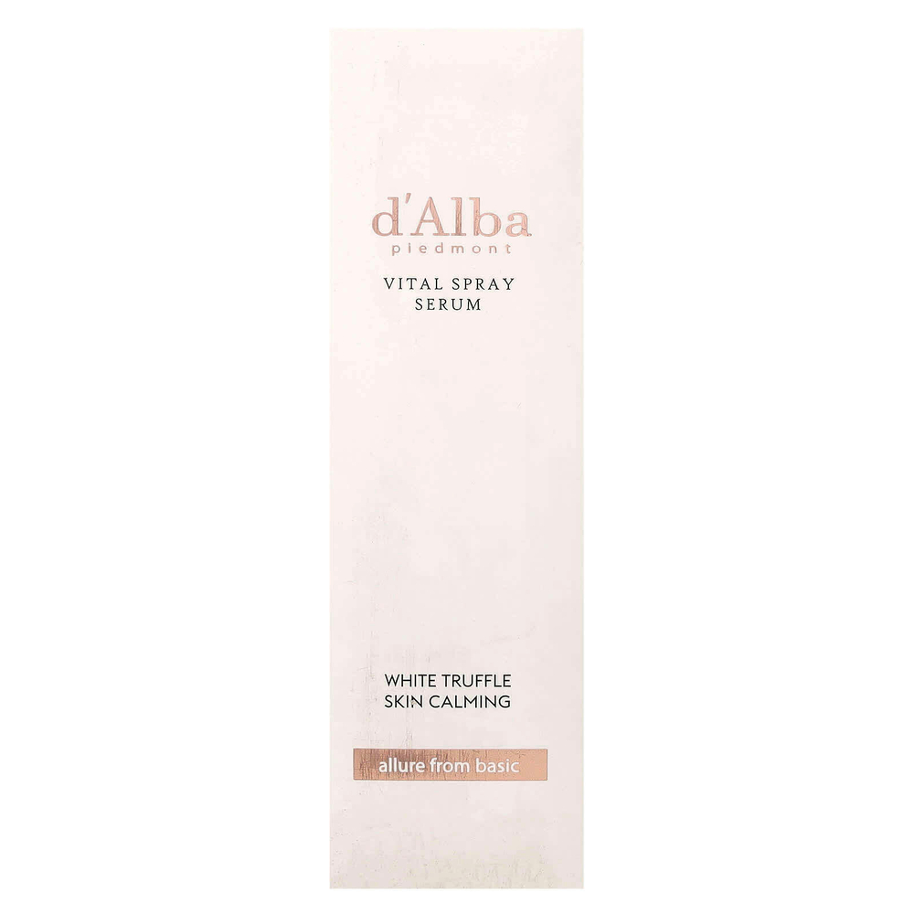 d'Alba, Сыворотка-спрей с белым трюфелем, 100 мл (3,38 жидк. Унции)