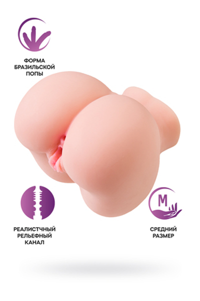 Мастурбатор реалистичный Juicy Pussy by TOYFA Giovanna, TPE, телесный, 20 см