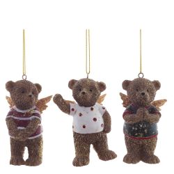 GAEM Изделие декоративное подвесное "Мишка", L5 W4 H8 см, 3в.