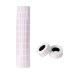 Ценник малый, этикет-лента, Alingar, 1,2 см * 2,1 см, белый, 350 шт/ рулон, 10 рул/уп