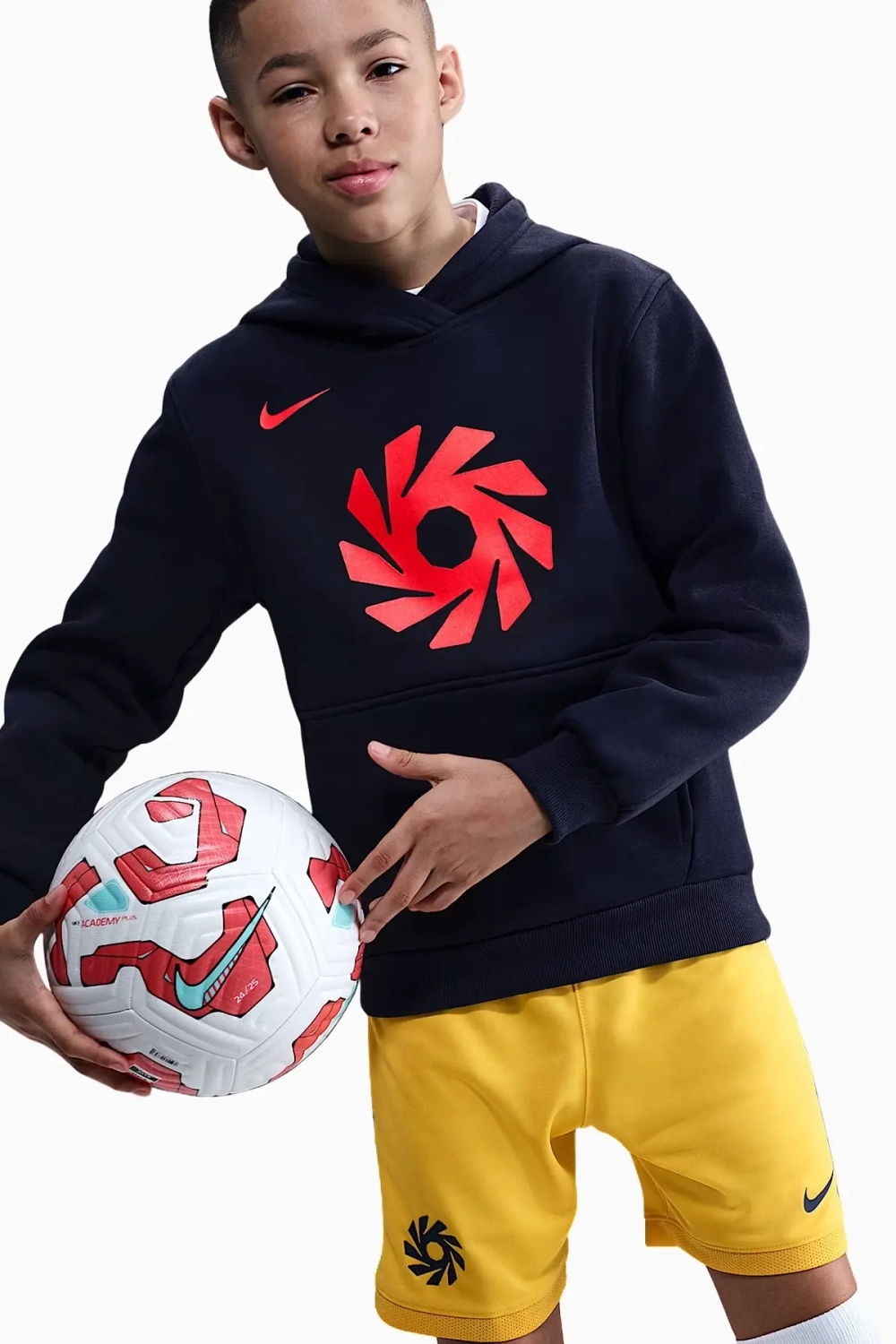 Кофта Nike Erling Haaland Club Fleece Junior - темно-синий