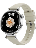 Смарт часы PARASMART Arielle GT4mini (силиконовый ремешок, серебристый)