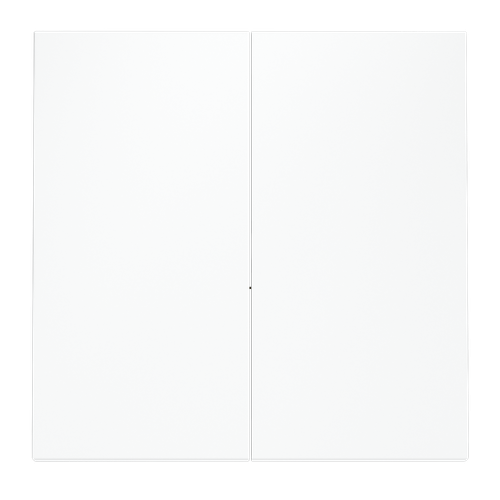 Клавиши для выключателя/переключателя двухклавишного, S70 (белый матовый)