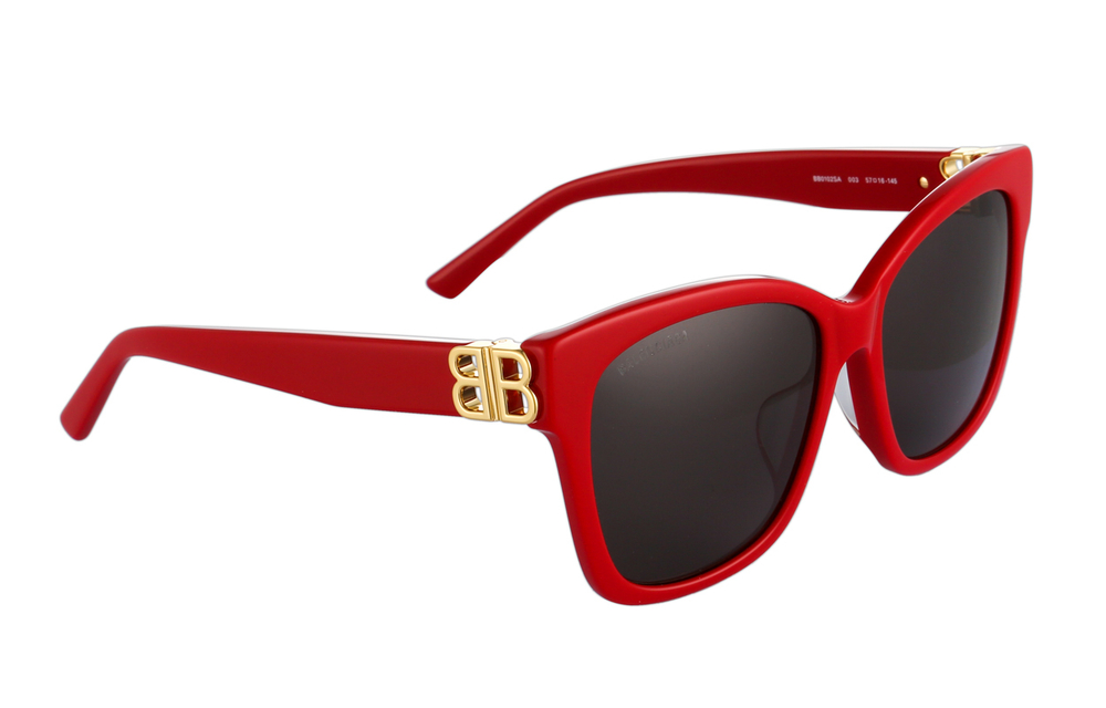 Balenciaga Plate Frame Square Sunglasses Women"s