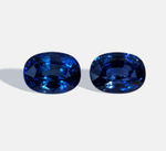Сапфир, Кушон, 2 шт / 10,82 карат, Шри-Ланка