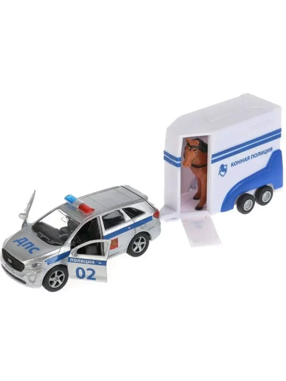 Машинка детская металлическая KIA sorento prime и фургон