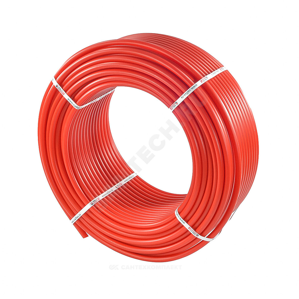 Труба PE-RT красная Дн 16х2,0 Тмакс=95C бухта 160м VALFEX 10104116P-0160