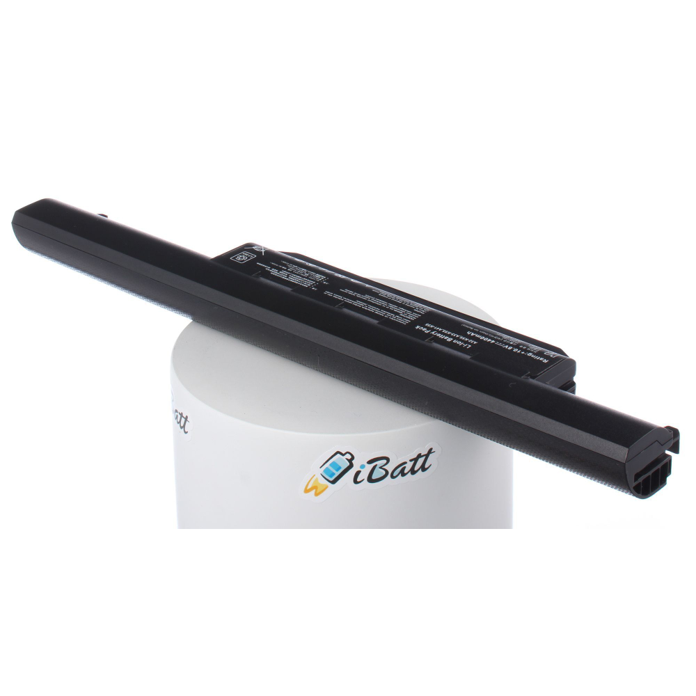 Аккумулятор iBatt 4400mAh, для K55VM X55U-SX112H K45A F55A A45DE K45V A55D K75A A55A A95A X45A X45C K75VM A55VM A55N X55C 90N0OA238W2A395843AU X75A-TY117H 90NDOA218W1C215813AU K55N-SX015R A45N