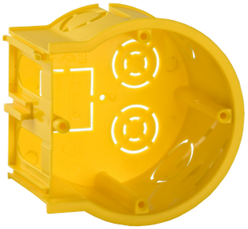 Коробка установочная СЗ сборная для твердых стен D=68х45мм (оконечная) GENERICA