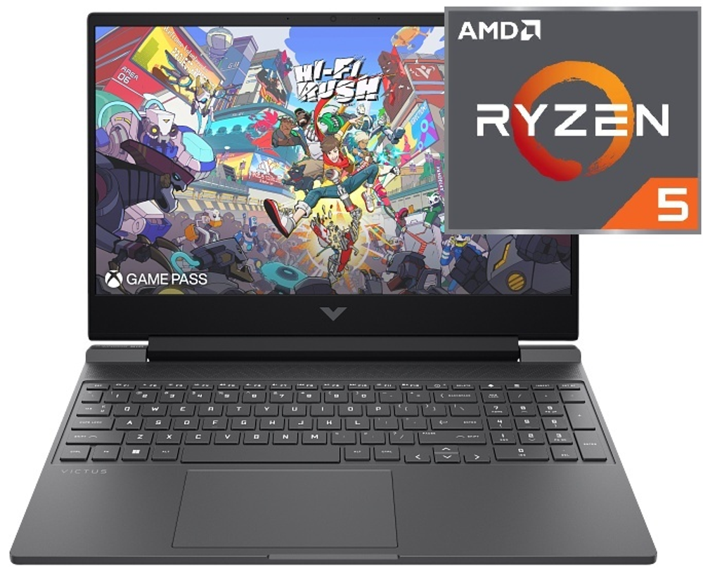 Ноутбук HP Victus 15-fb3704ci 15.6" / 16 Гб / SSD 512 Гб / Без ОС / BK5P7EA