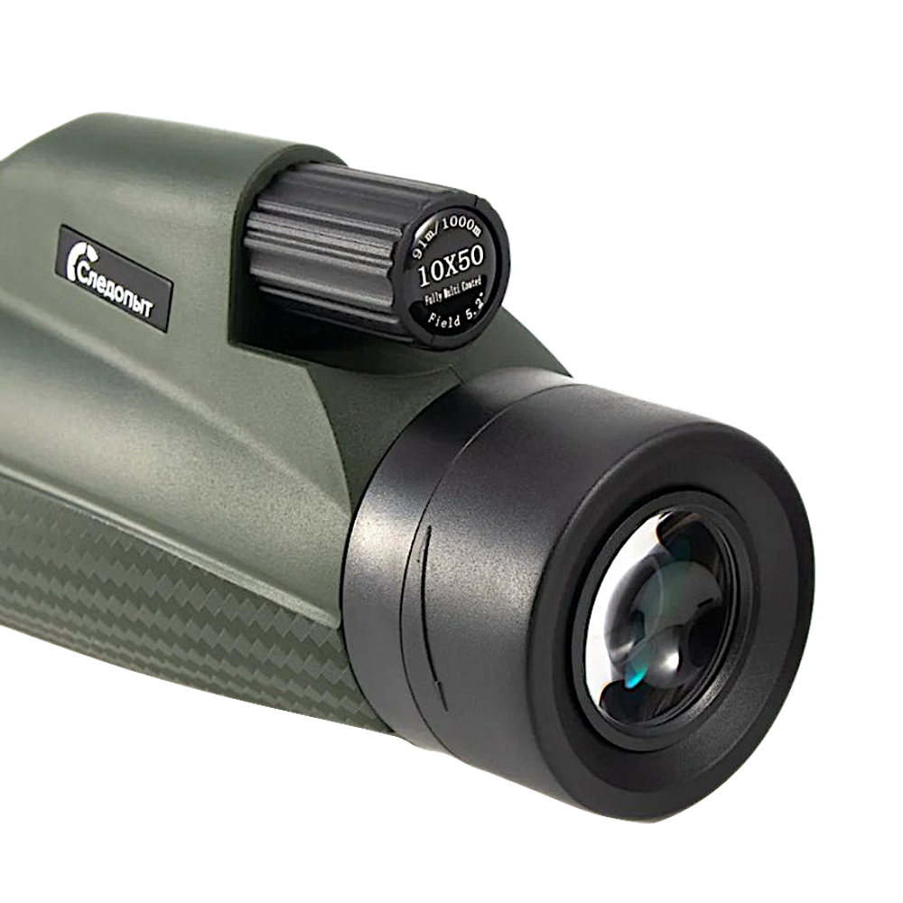 Монокуляр Следопыт 10x50 PF-BT-25 200х80х66мм 500г в чехле