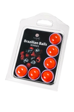 Набор из 6 шариков с массажным маслом Brazilian Balls с ароматом ягод