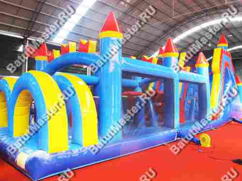 Надувная полоса препятствий "Царский забег", 18*5*6