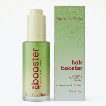 Сыворотка-бустер для кожи головы и волос с кофеином Spark'&Glow Booster serum for scalp&hair, 50мл