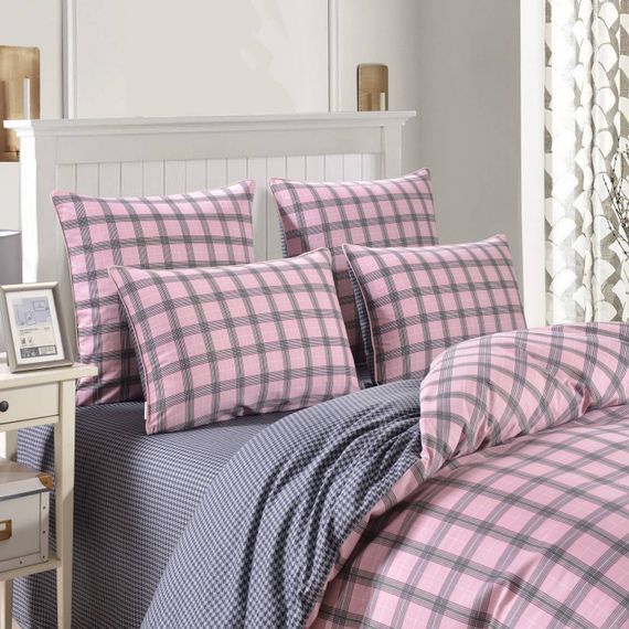 Верон (розовый) КПБ Сатин 2х