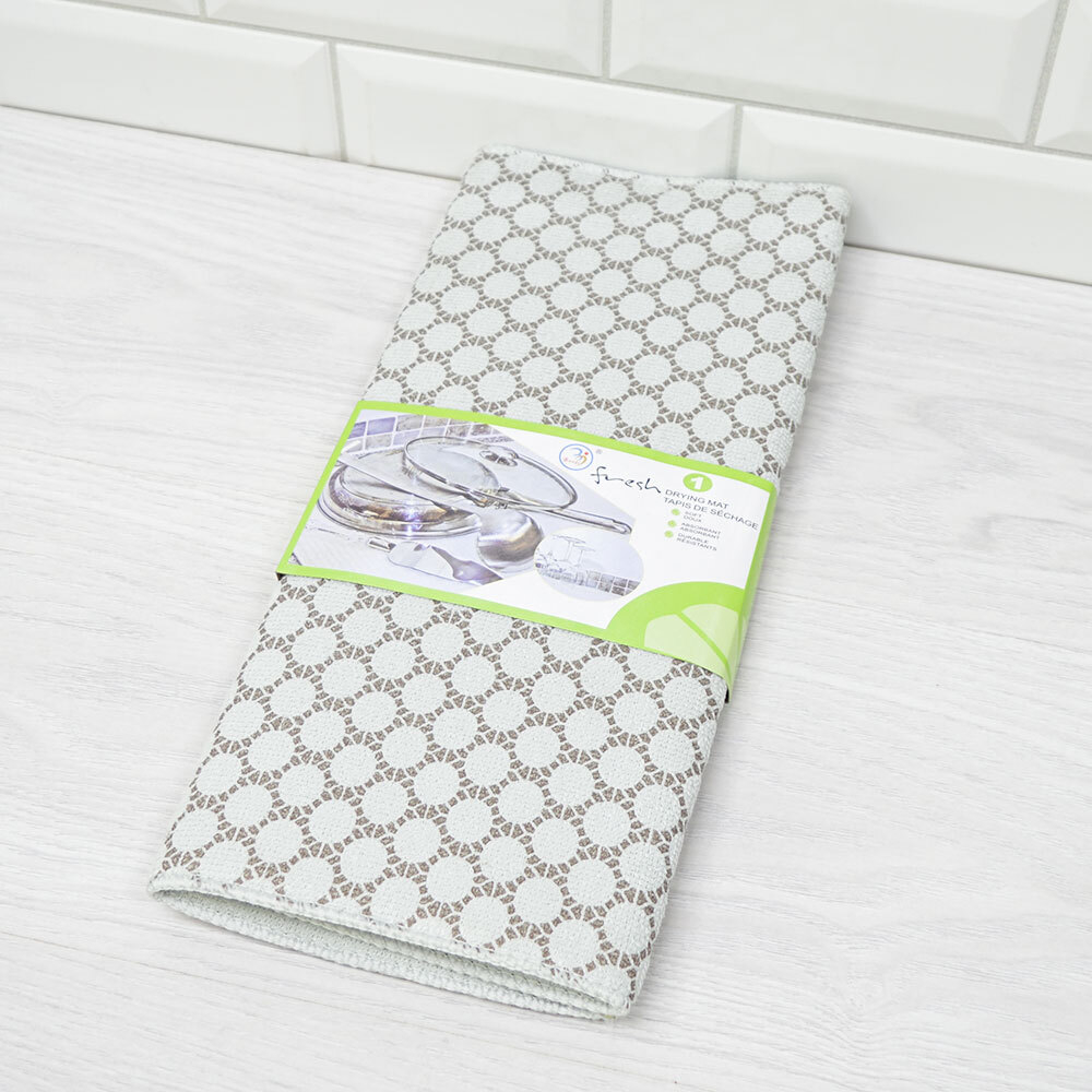 Коврик для сушки посуды 38*50см, полиэстер, микс NNKS2