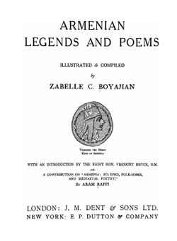 Armenian legends and poems | Zabelle C Boyajian