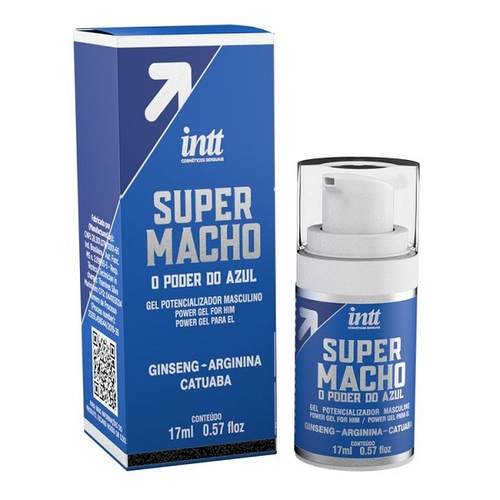 Мужской стимулирующий гель для эрекции INTT Super Macho 17мл